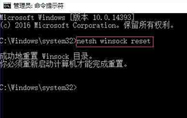win10提示windows sockets启动失败怎么办