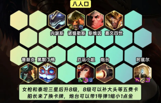 金铲铲之战司令女枪怎么搭配阵容