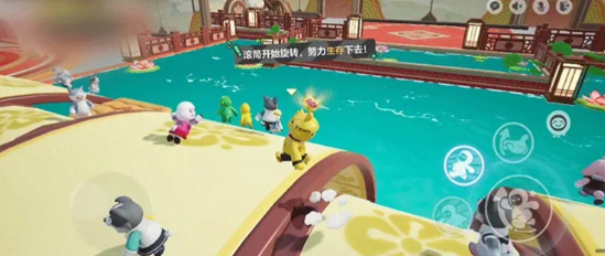 元梦之星绣球滚滚地图怎么玩