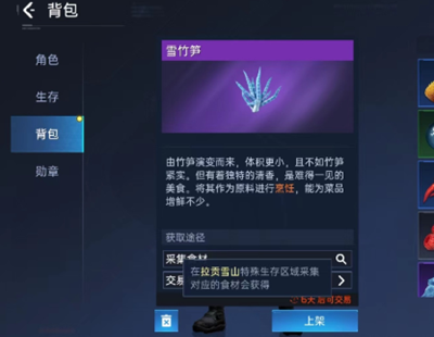 星球重启雪竹笋采集位置介绍